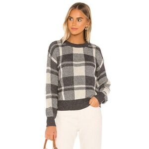 Heartloom Avery Pullover Sweater Crew Neck Wool Angora Blend Oatmeal Gray XL